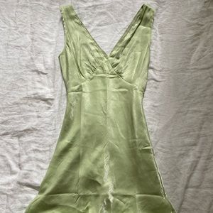 Pepper Mayo short green dress